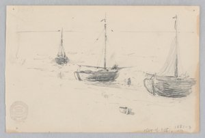 Sailboats by Robert Frederick Blum
