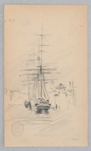 Schooner by Robert Frederick Blum