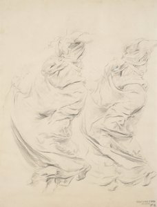 Sketch of Drapery Possibly for Moods to Music Mural