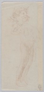 Study for Standing Boy with Kid, “Vintage Festival,” Mendelssohn Glee Club, New York, NY by Robert Frederick Blum