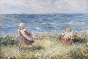 Playing by the Shore