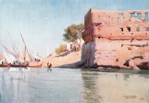 A Ruined Palace at Mit Gamr