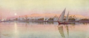 Cairo from the River-Evening by Robert George Talbot Kelly