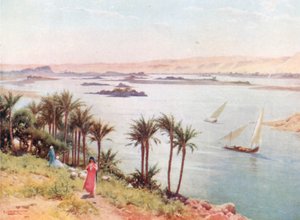 First Cataract from Elephantine Island