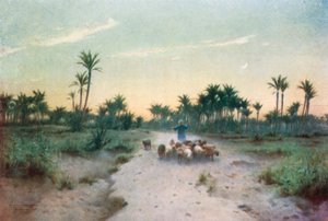 In the Land of Goshen – Evening by Robert George Talbot Kelly