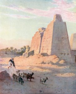 Pylon at Karnak by Robert George Talbot Kelly