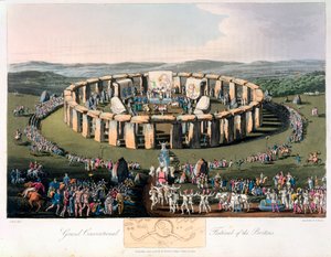 Grand Conventional Festival of the Britons by Robert Havell