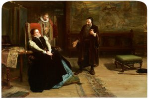 The Conference Between Mary, Queen of Scots and John Knox at Holyrood Palace by Robert Herdman
