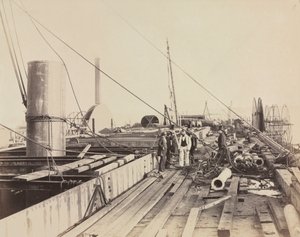 Deck Scene of the Great Eastern, 1857