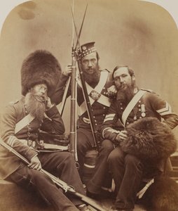 Reynolds, Temple and Judd, Scotch Fusiliers Guards by Robert Howlett