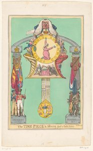Clock with the Queen on the Dial, 1820 (The Time Piece! & Cunning Jack o
