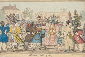 Monstrosities of 1827 by Robert Isaac Cruikshank
