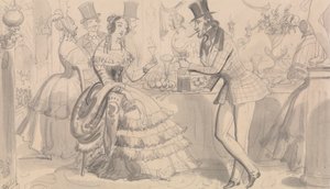 Public Refreshment in High Society by Robert Isaac Cruikshank