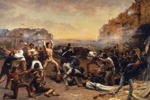 The Fall of the Alamo or Crockett