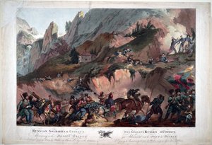 Russian Army Crossing the Devil