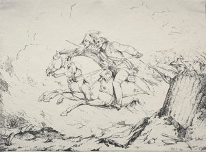 Specimens of Polyautography: Cavalry Charge