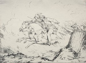 Specimens of Polyautography: Cavalry Charge