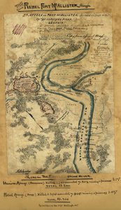 2nd Attack on Fort McAllister on the Ogeechee River, Georgia
