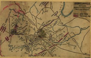 Chancellorsville, May 2, 1863, Showing Stonewall Jackson