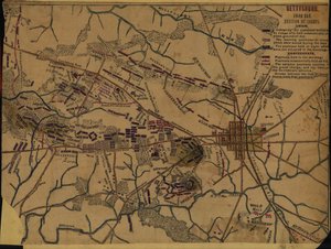Gettysburg Third day - Position of troops