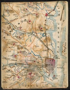Map of Alexandria, Virginia