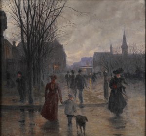 Rainy Evening on Hennepin Avenue
