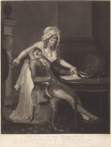 The Full of the Honey-Moon by Robert Laurie after Francis Wheatley