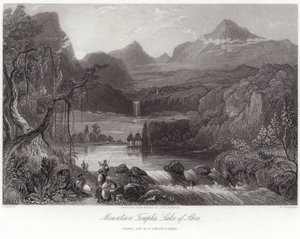 Mountain Temples on the Lake of Aboo by Robert Melville Grindlay