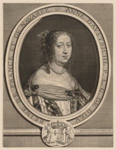 Anne of Austria, Queen of France, 1660 by Robert Nanteuil