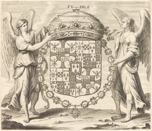 Arms of Charles II, Duke of Mantua by Robert Nanteuil