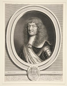 Francois de Bonne, Marshal of Créquy, Duke of Lesdiguières (1624-1687) by Robert Nanteuil
