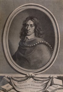 John Evelyn, English writer, gardener and diarist, c1650 by Robert Nanteuil