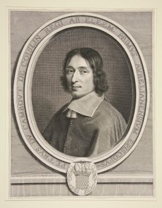 Portrait of Cardinal de Coislin by Robert Nanteuil