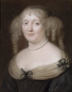 Portrait of Marie de Rabutin-Chantal, Marquise de Sévigné by Robert Nanteuil