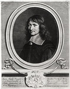 Portrait of Nicolas Fouquet (1615-80) (engraving) by Robert Nanteuil