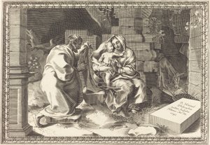 The Holy Family by Robert Nanteuil