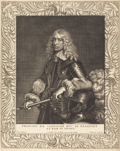 Francois, Duke of Beaufort by Robert Nanteuil after Jean Nocret