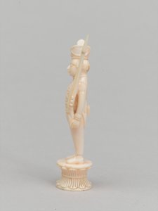 White pawn, chess piece, India by Robert Noble