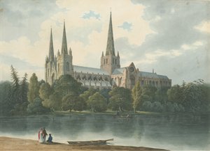 Lichfield Cathedral - South West View