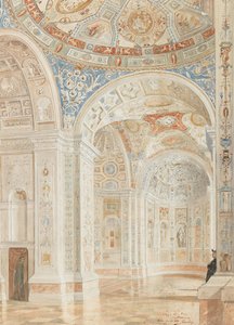 Interior of the Villa Madama with Decorations by Giulio Romano and Baldassare Peruzzi by Robert Oerley