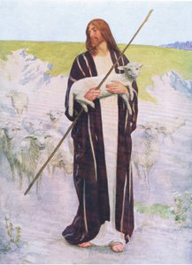 The good shepherd, from The Bible Picture Book published by Thomas Nelson, c.1950