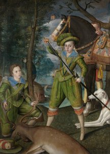 Henry Frederick 1594-1612, Prince of Wales, with Sir John Harington 1592-1614, 1603