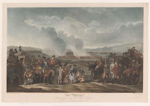 George III Reviewing His Troops at Blackheath by Robert Pollard (I)