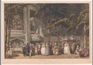 Vauxhall Gardens in London by Robert Pollard (I)