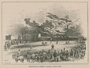Kennington common, London, about 1840 by Robert Randoll
