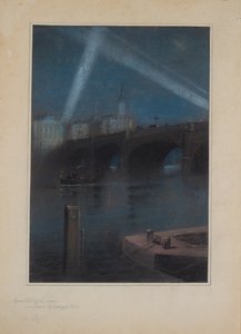 Search Lights over The Mansion House by Robert Randoll