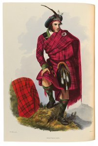 An Illustration from The Clans of the Scottish Highlands by Robert Ronald McIan