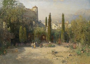 Garden Party from the Adige Valley by Robert Russ