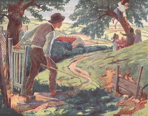 Children Scrumping Cherries by Robert Salles