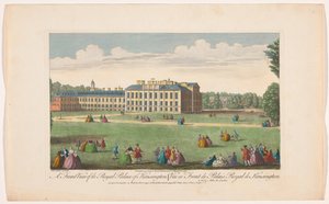 A Front View of the Royal Palace of Kensington (London)